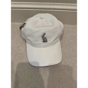 Deep Desert Hat Unisex California White With Blue Bunny NWT